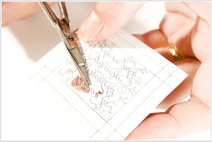 کاغذ قیچی هنر زیبا