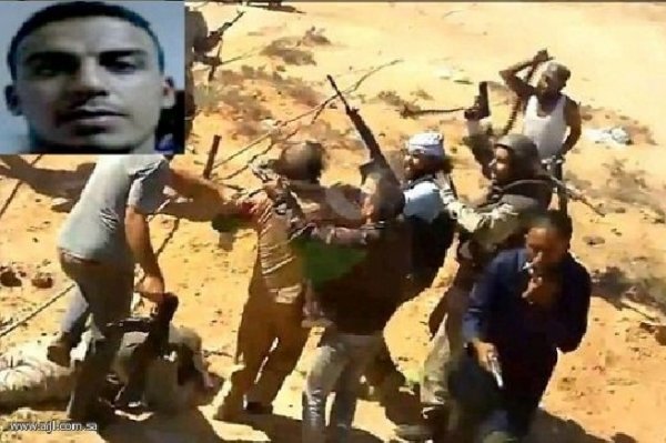 قتل فاجعه بار قاتل قذافی + عکس قتل فاجعه بار قاتل قذافی