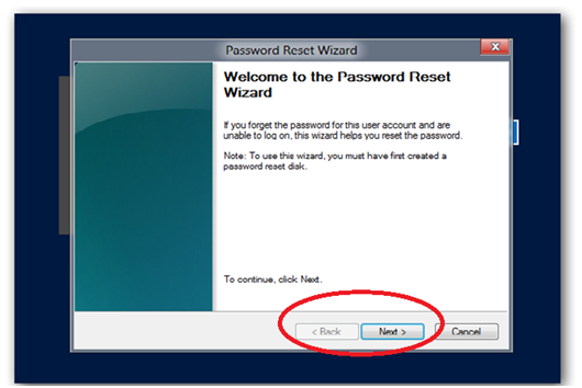 reset password
