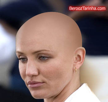 سوپر استار های معروف را کچل ببینید (عکسهای جالب) Cameron Diaz balderized سوپر استار های معروف را کچل ببینید (عکسهای جالب)