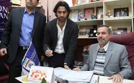 کری مجیدی برای پرسپولیسی ها+عکسهای جالب ثبت قرار داد