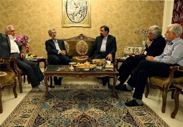 دیدار عارف و کاندیداهای ریاست جمهوری دیدار عارف و کاندیداهای ریاست جمهوری