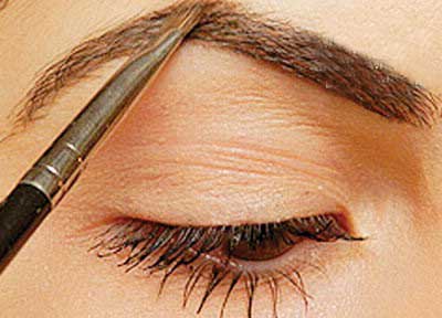 طراحی ابرو,نقطه شروع برای ابروها,موهای زیر ابرو