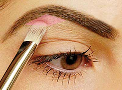 طراحی ابرو,نقطه شروع برای ابروها,موهای زیر ابرو