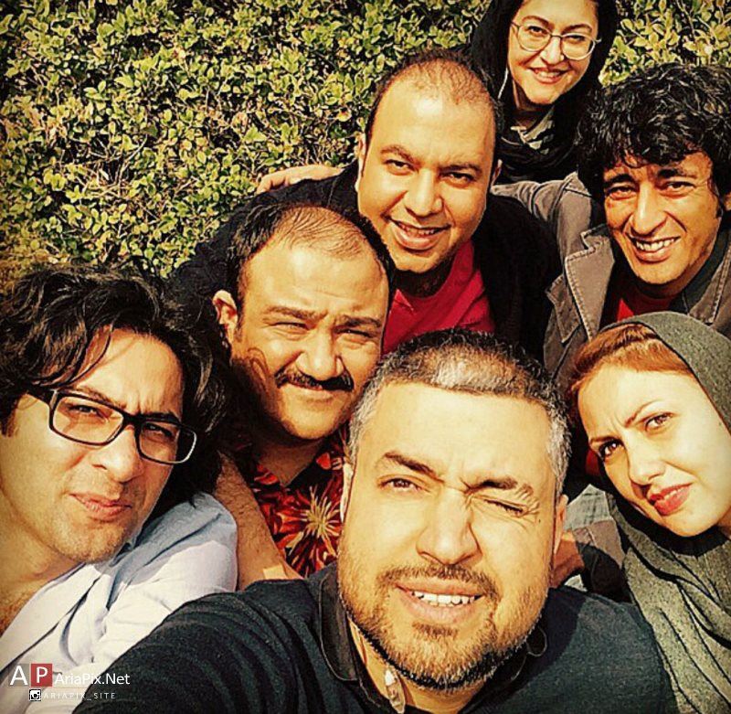 عکسهای پشت صحنه سریال در حاشیه