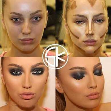 آرایش صورت,تکنیک های آرایشی,آبرسانی پوست آرایش صورت,تکنیک های آرایشی,آبرسانی پوست