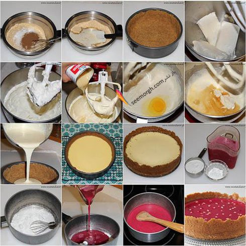 طرز تهیه چیز کیک انار برای شب یلدا