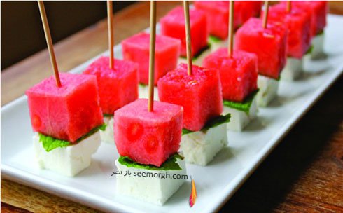 تزیینات متفاوت و لوکس هندوانه برای شب یلدا - شماره 6