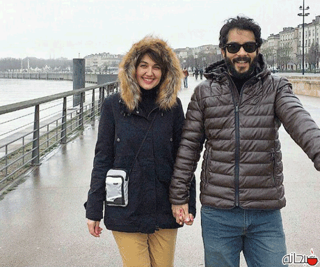 بازیگر زن خارجی سریال کیمیا در کنار همسر ایرانی اش +تصاویر