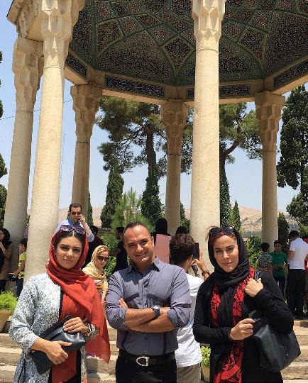  لیندا کیانی در حافظیه شیراز /تصاویر