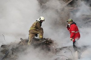 کشف بقایایی از پیکر جان باختگان حادثه پلاسکو کشف بقایایی از پیکر جان باختگان حادثه پلاسکو