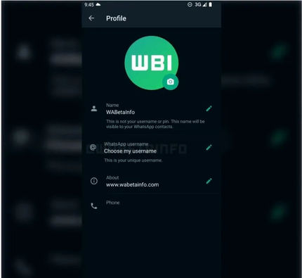 یوزرنیم به واتس&zwnj;اپ می&zwnj;آید