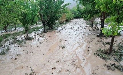 وقوع سیل در ۱۲ روستای شهرستان اهر