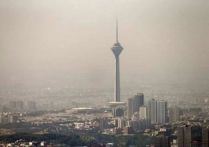 پنج منطقه تهران در وضعیت قرمز آلودگی هوا قرار دارد