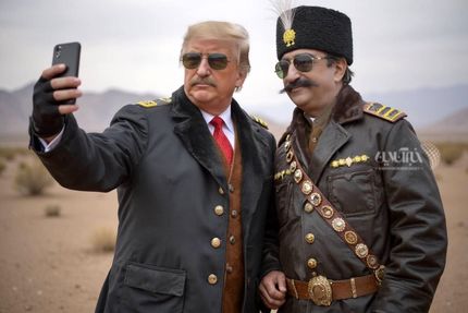 سلفی ترامپ با ناصرالدین!
