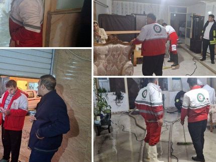خسارت شدید باران و رعد و برق در سرپلذهاب