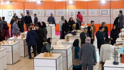 آغاز نمایشگاه دهمین دوسالانه ملی هنر&zwnj;های تجسمی کانون پرورش فکری