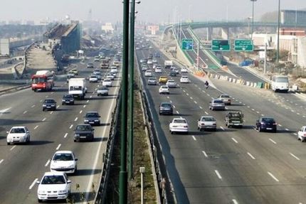 بازگشایی اتوبان باقری پس از اصابت موشک