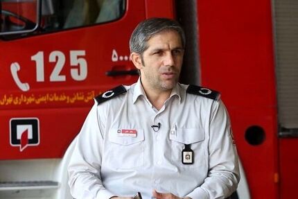آتش سوزی ارتفاعات اوین مهار شد آتش سوزی ارتفاعات اوین مهار شد
