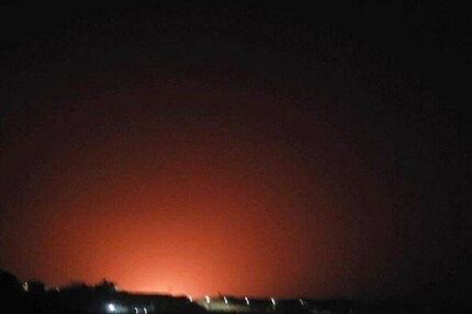 یکی از تاسیسات گازی عربستان در شهر جبیل منفجر شد یکی از تاسیسات گازی عربستان در شهر جبیل منفجر شد